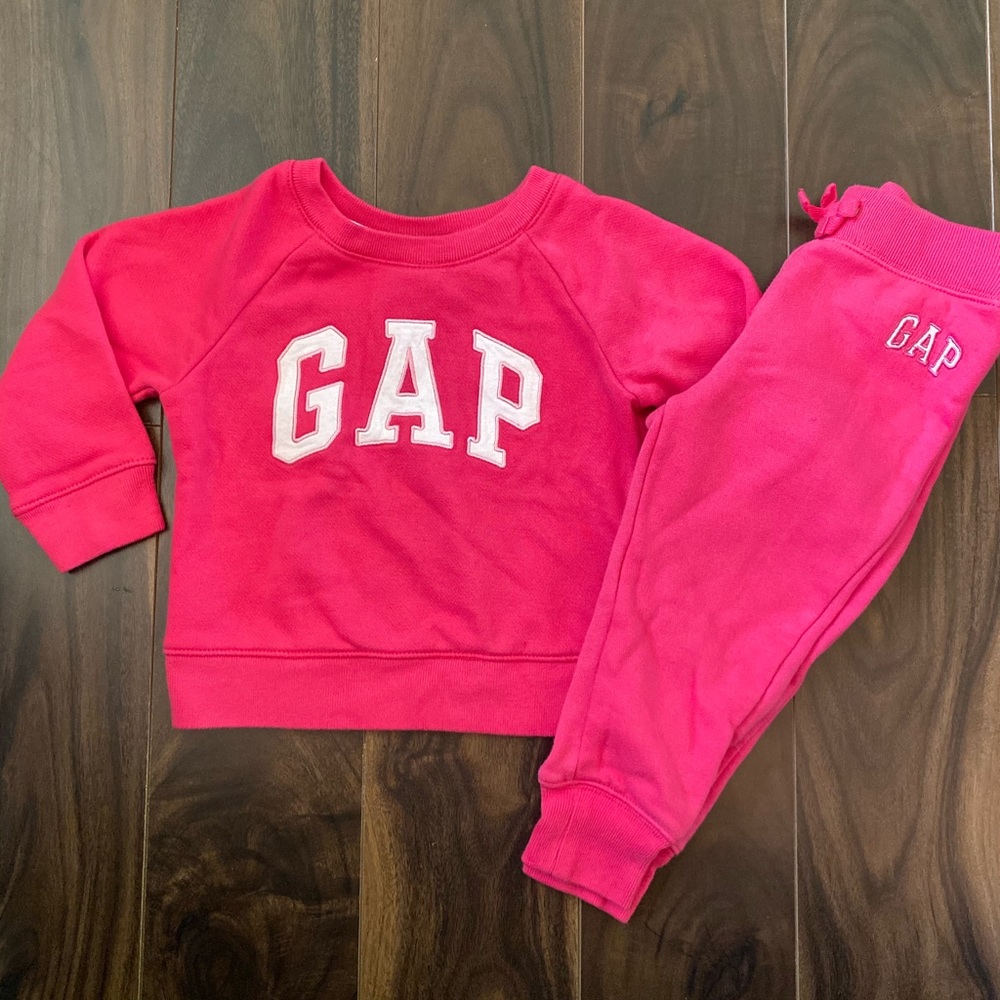 Baby Gap Toddler Girl’s Pink Jogger Set